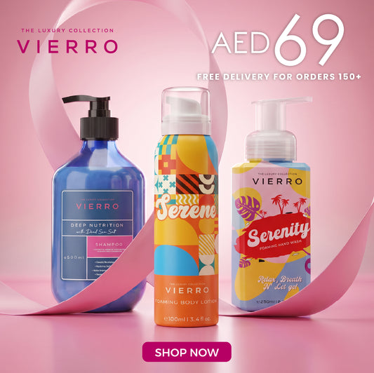 DEEP NUTRITION - Shampoo,  Foaming Body Lotion Serene, Foaming Hand Wash Serenity